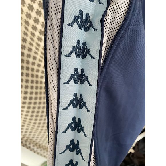 Vintage kappa tracksuit with zip up hidden logo in sleeves - Picture 3 of 7
